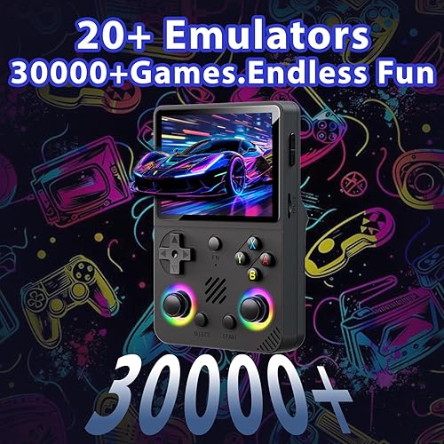 Miniatura 2 de 2026 New Retro Handheld Game Console, 30+ Emulator Portable Video Game Console, 20,000+ Classic Games, 4.0-inch IPS Screen, Retro Game Console Gift