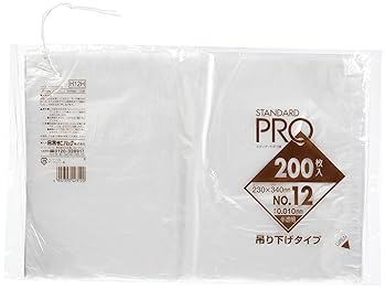 規格袋 12号 0.010mm厚 半透明 200枚x80冊 /ポリ袋 Amazon.co.jp: 日本サニパック ポリ袋 保存袋 規格袋 吊り下げ