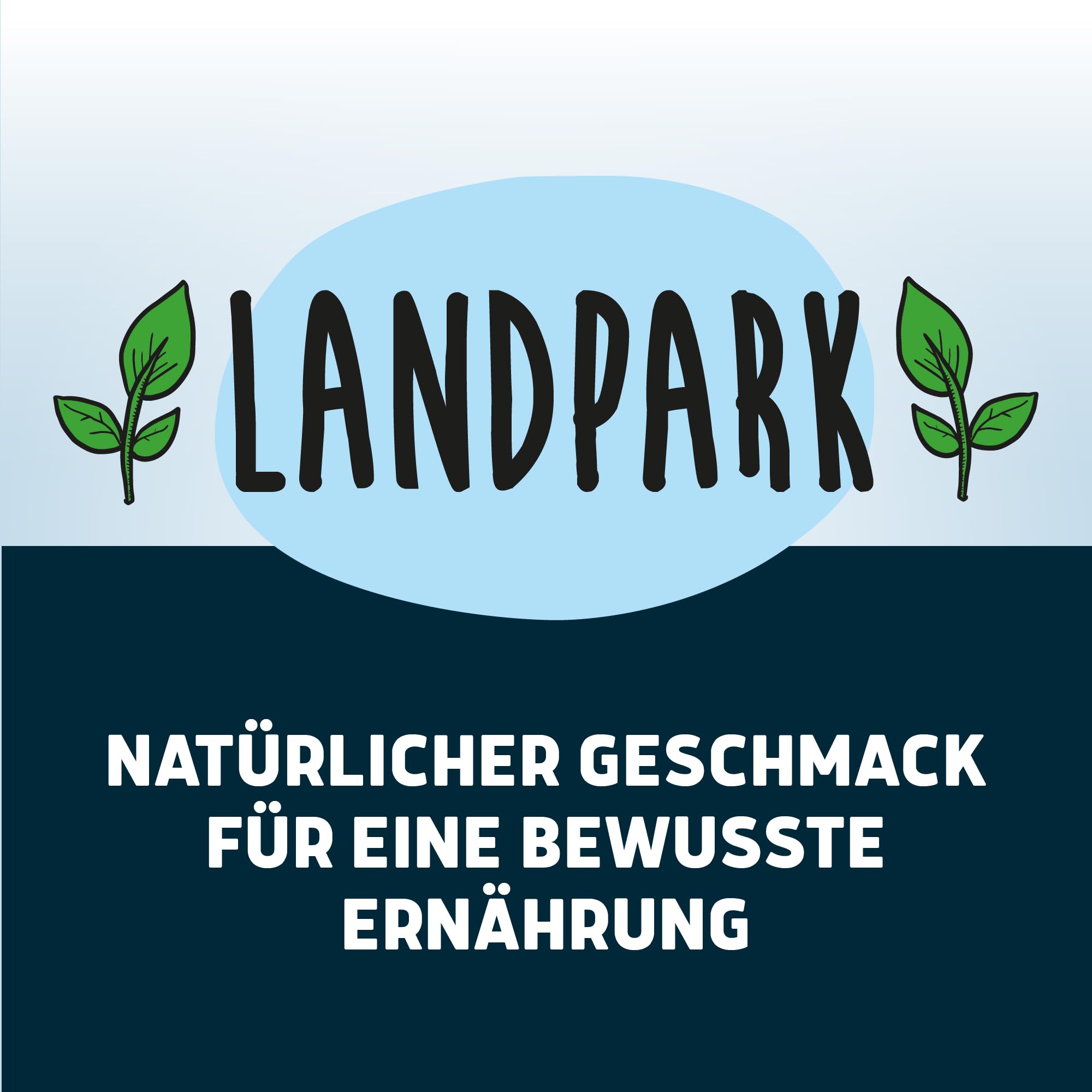 Landpark Bio-Erfrischungsgetränk Lemon, 18 x 0,75 L in der Glasflasche | ohne Zucker und Süßungsmittel | mit Kohlensäure | Wasser mit Geschmack | Ideal auch für Kinder und Diabetiker