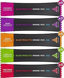 Fluid Tactical - Electrolyte Powder Packets, Accelerate Re-Hydration, Low Sugar, Electrolyte Drink Mix, Prevent Dehydratio...