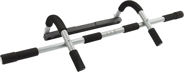 Ultrasport Multifunctional Door Pull-Up Bar with Soft Grip, Upper Body Trainer without Screws for Use on The Door Or on The Floor, Fitness and Muscle Building, Max. User Weight Up to 80 kg
