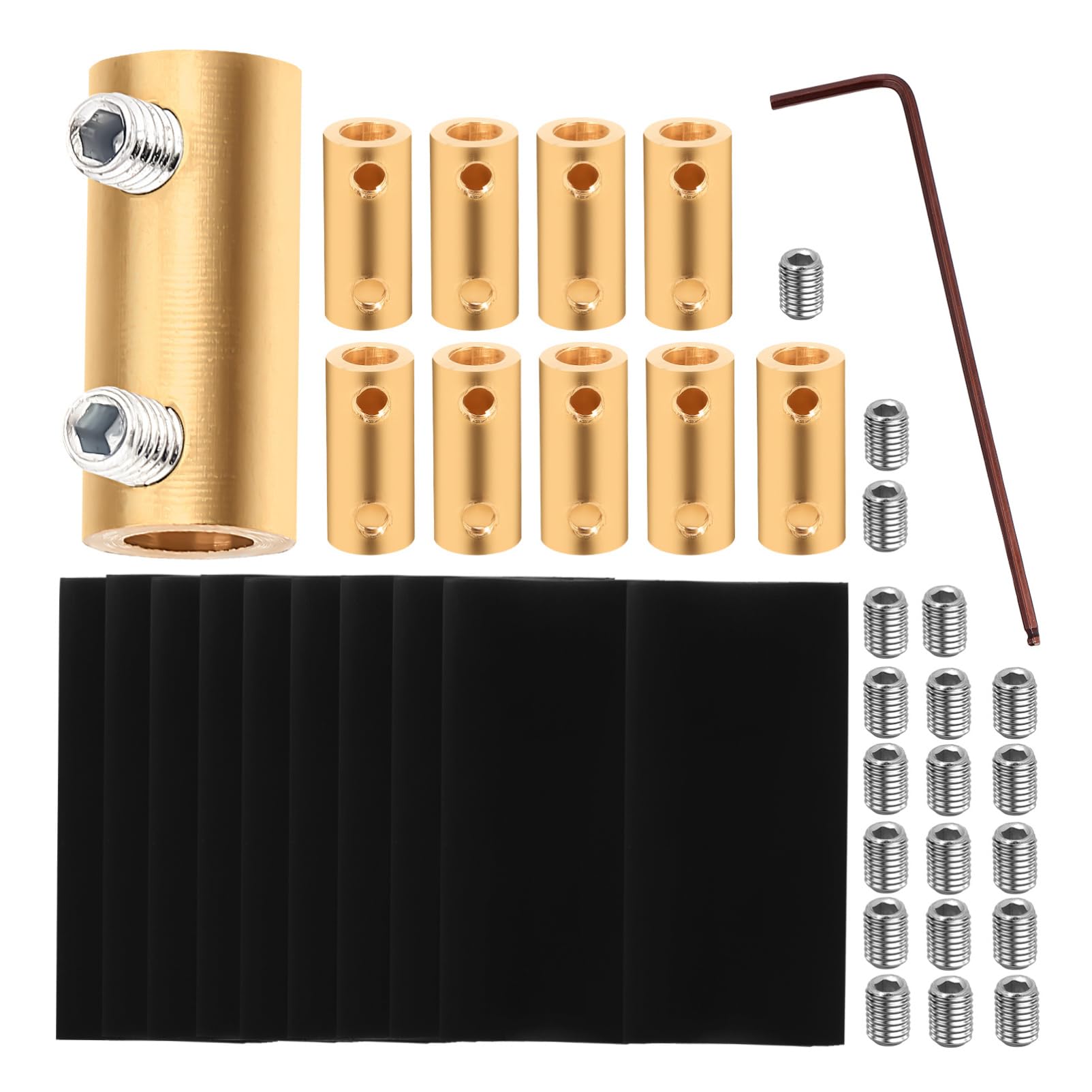 80Amp Wire Connectors Nut Kit: 10 Sets 6 Awg Copper Terminal Connectors with Screws for Quick Wiring