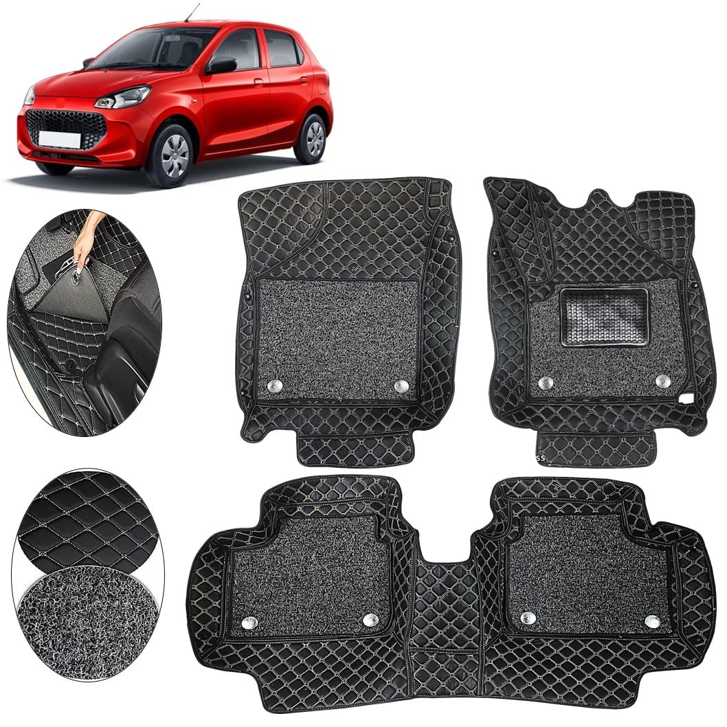 Vahan Expo 7D Mats for Alto K10 New 2022 7D Car Mat Floor Foot Mats