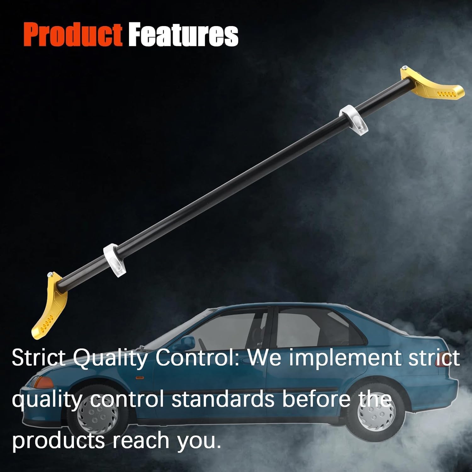 Rear Sway Bar for 1992-1995 Honda Civic EG, for 1994-2001 Acura Integra DC, 32mm Hollow 0.095", Civic Aftermarket Parts