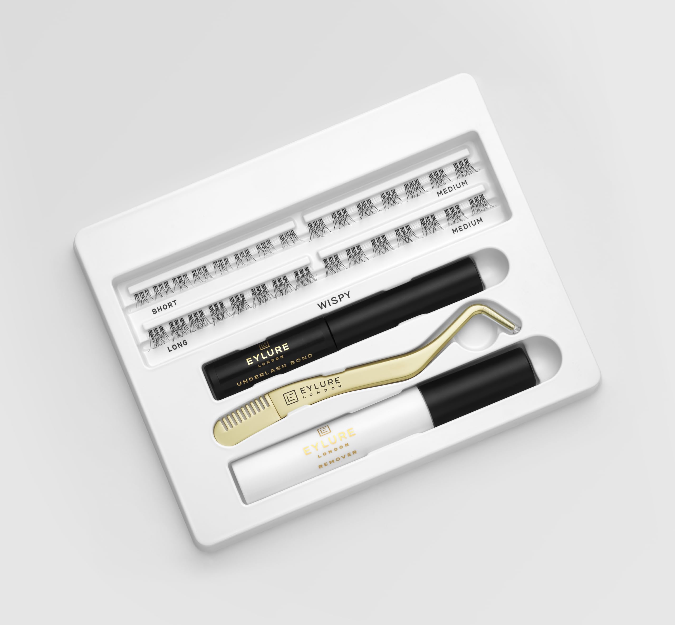 Eylure Underlash Salon Lash Extension Kit Wispy, Black, 1 pair (Pack of 1) - Image 2