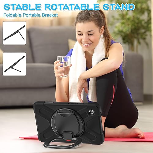 Miniatura 196 de Funda resistente para Galaxy Tab S10 Ultra 2024/S9 Ultra 2023/S8 Ultra 2022, funda híbrida resistente con soporte para bolígrafo S, funda a prueba