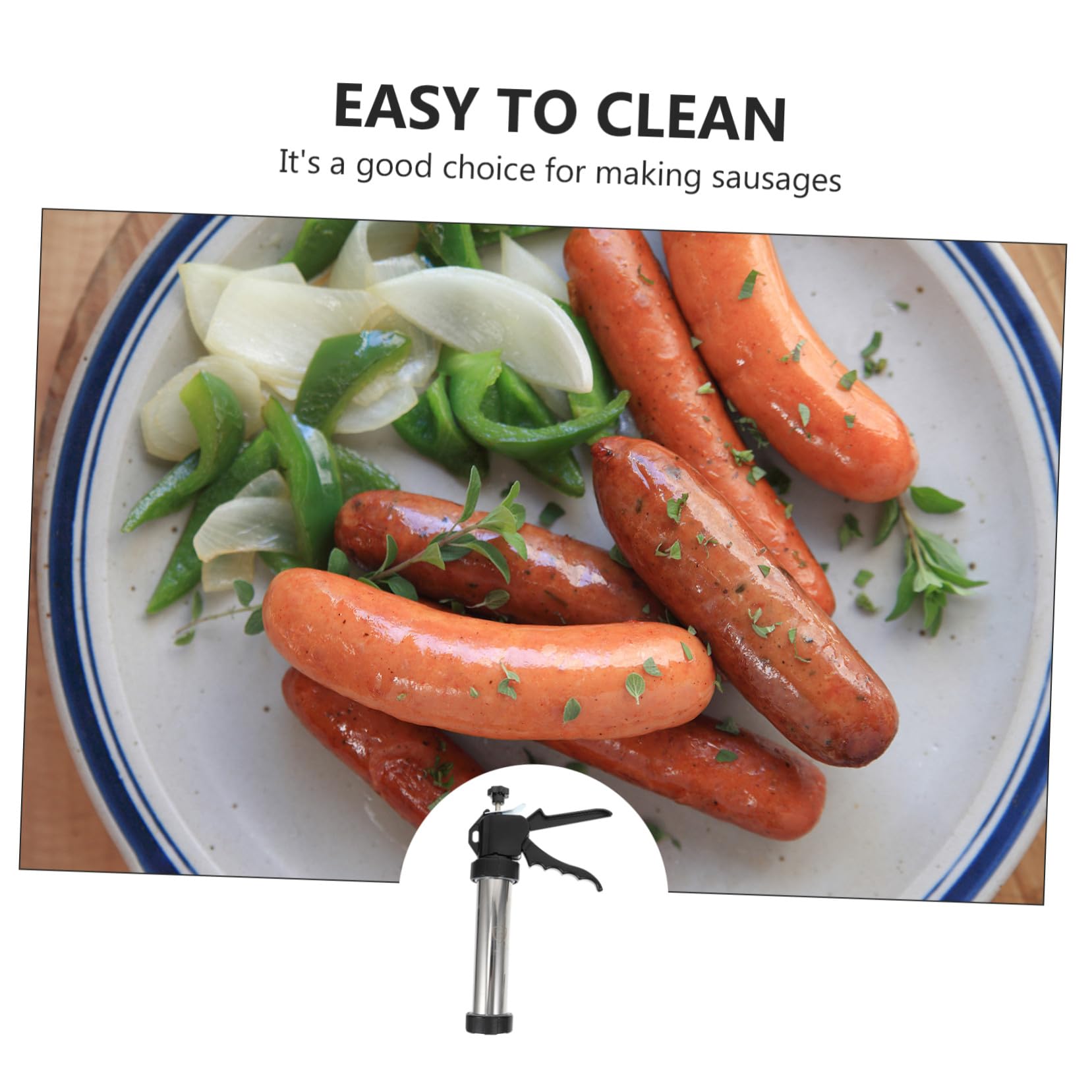 TOYANDONA Insaccatrice Manuale per Salsicce Tubo Utile per Insaccatura Manuale Fornitura per Produzione Salsicce Gadget da Cucina