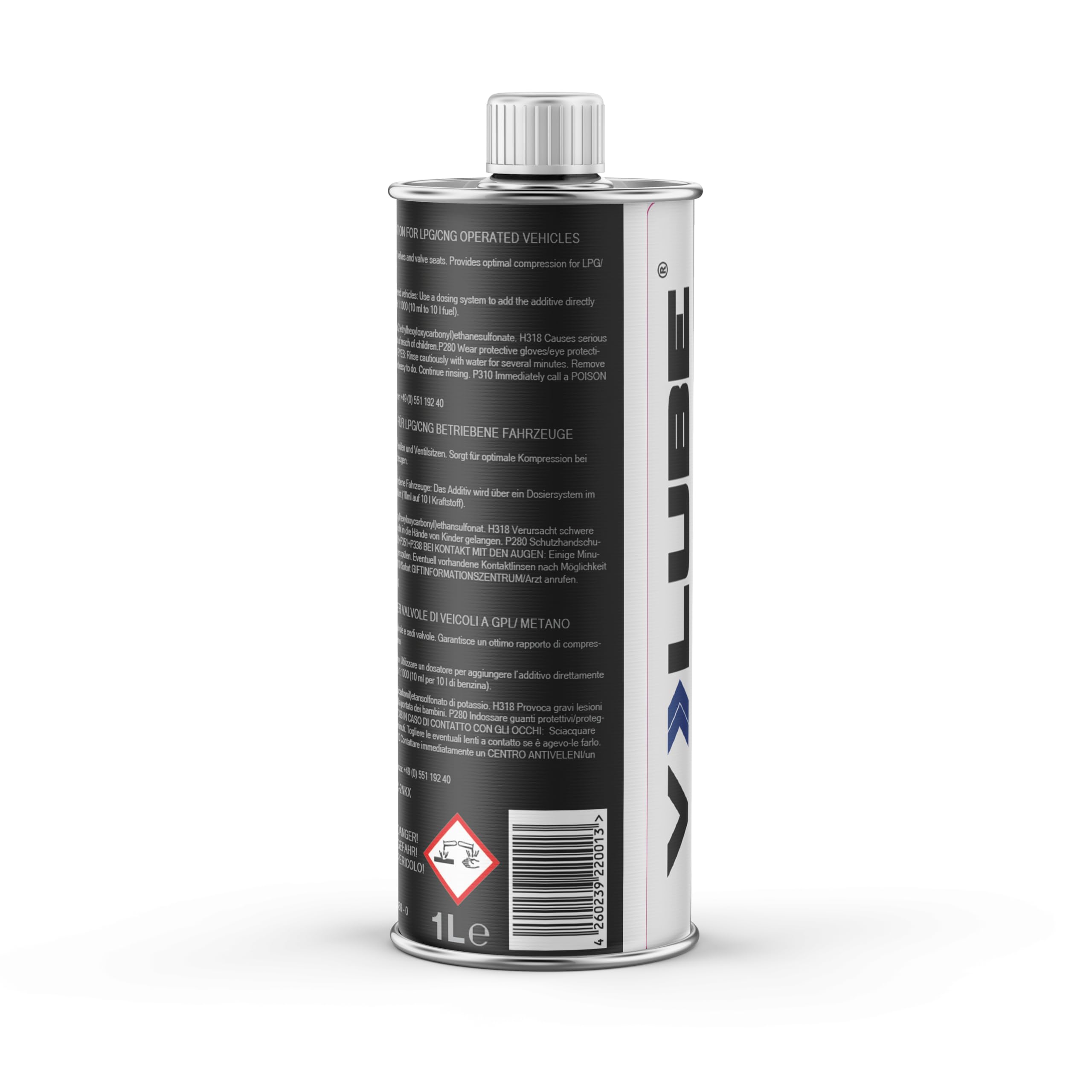 Valve Saver – 1 litro – Additivo di protezione valvola per veicoli a gas (LPG, Autogas, Gas naturale) – Qualità certificata TÜV – Confermata efficacia – Made in Germany