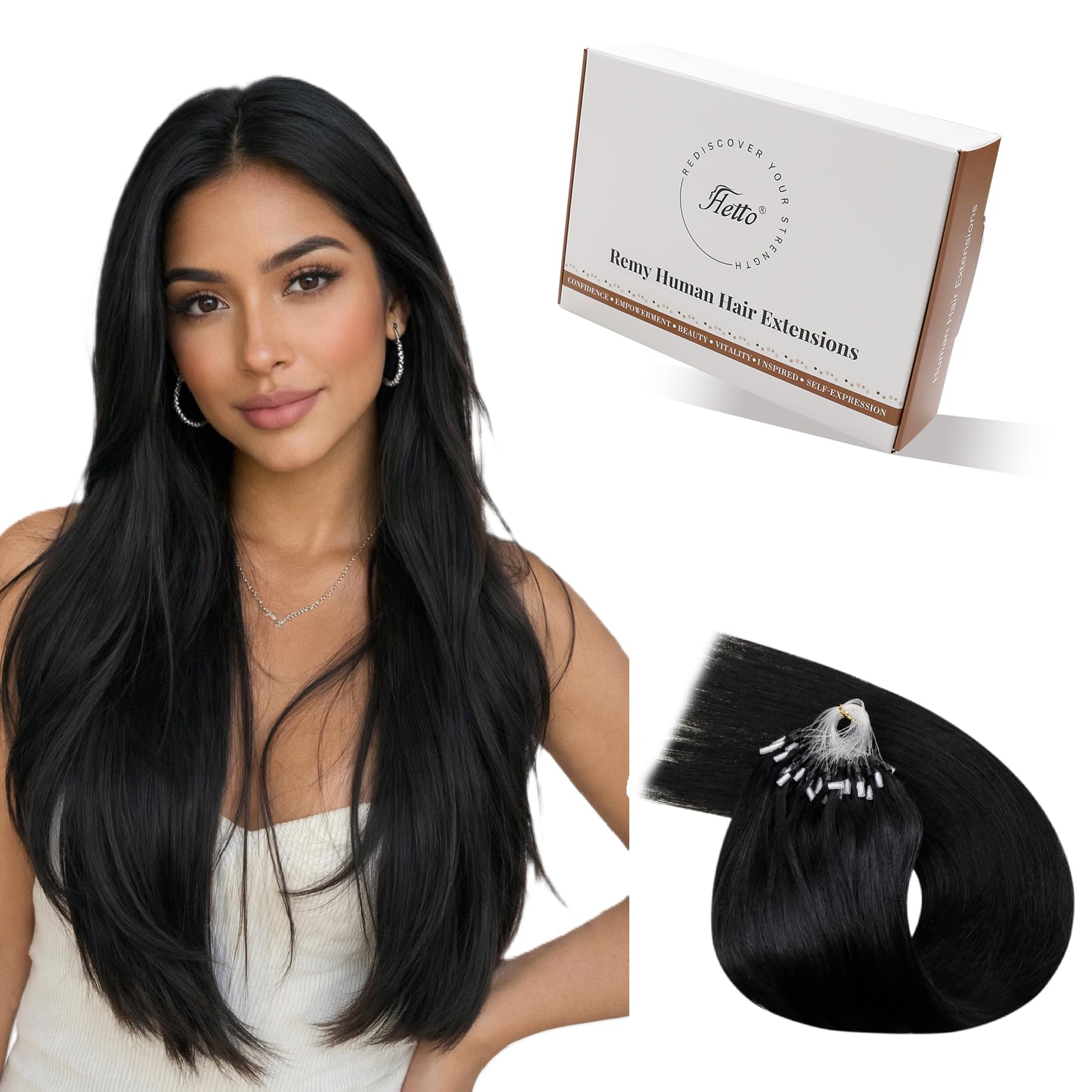 Hetto Echthaar Extensions Remy