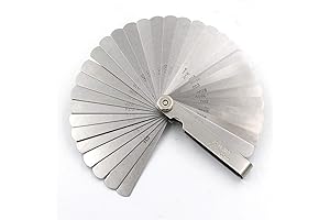 Stainless Steel Feeler Gauge Metric and SAE (32 Blades)