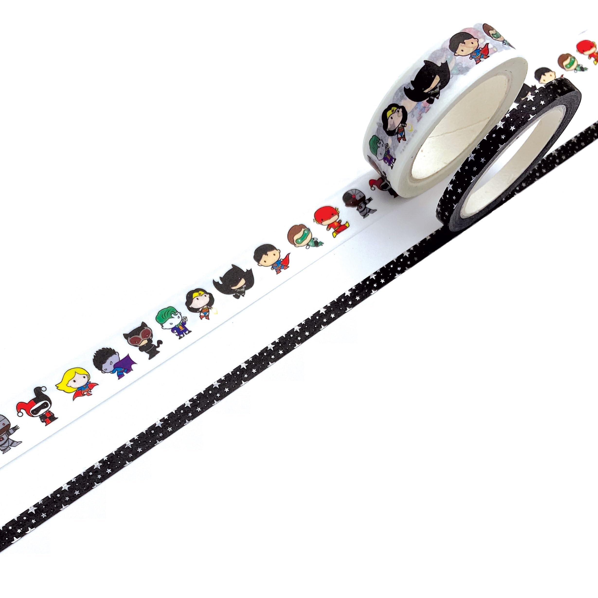 Washi Tape Ligue des justiciers Chibi ruban scrapbooking