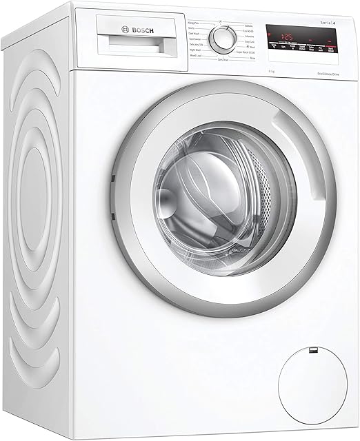 Bosch WAN28281GB Washing Machine, 8kg Capacity, AllergyPlus, SpeedPerfect, White, Freestanding