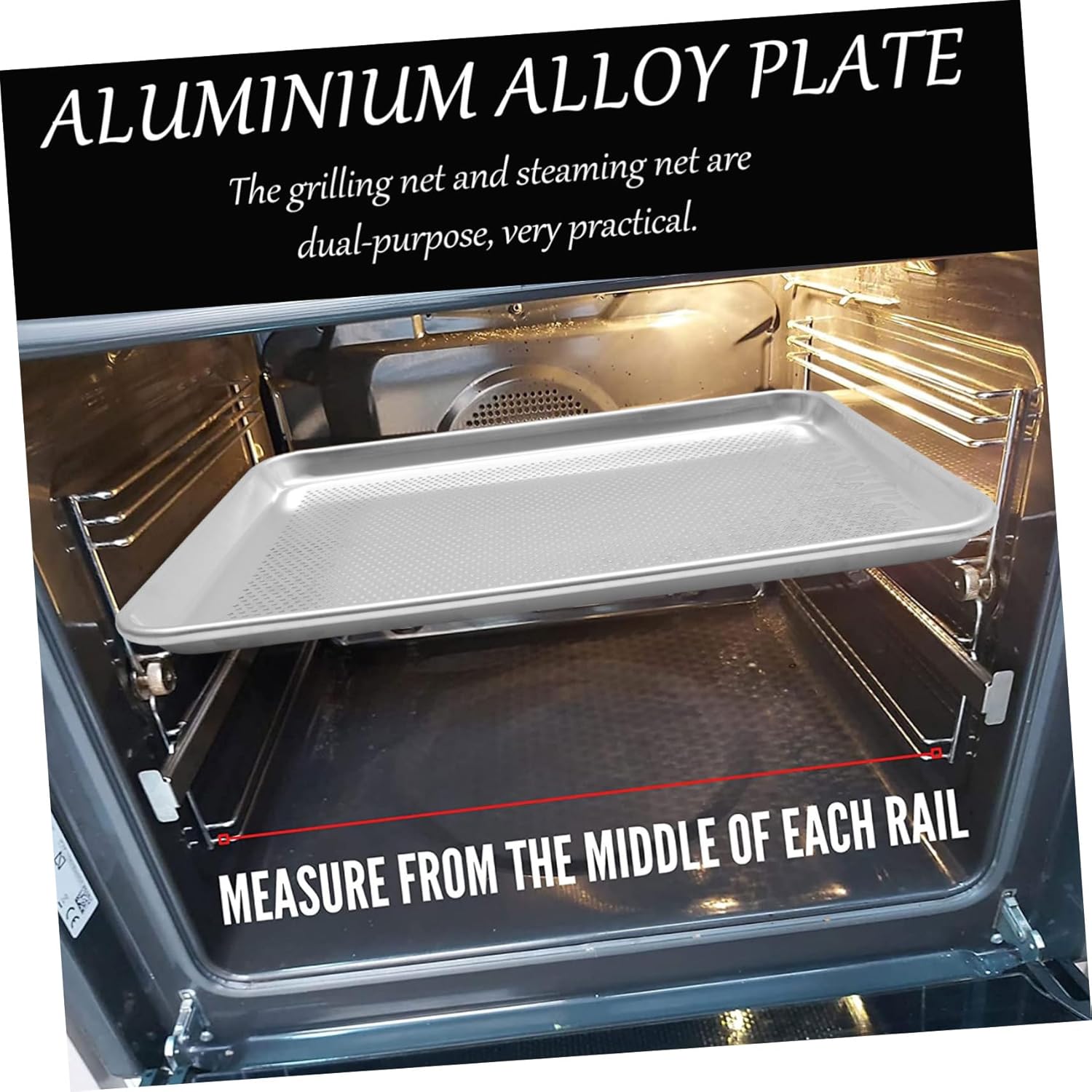ABOOFAN Baking Tray Usa Baking Pan Rectangular Dish Pan Wire Rack Barbecue Plate Plate