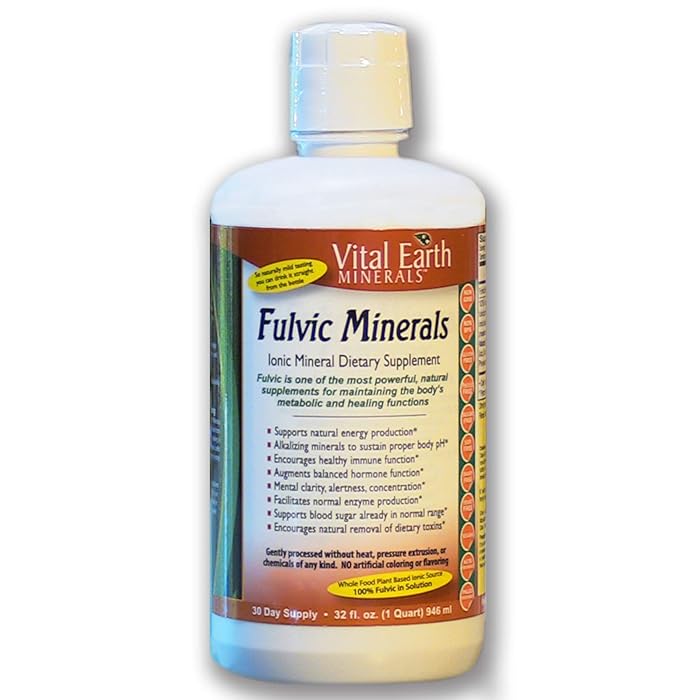 Buy Vital Earth Minerals Fulvic Minerals 32 Fl. Oz. One Month