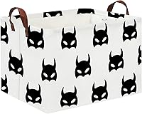 Vista 42 de HIYAGON - Cesta de Animales del Bosque Rectangular, Cesta de Almacenamiento para Bebé, Caja Organizadora de Almacenamiento, Caja de Decoración