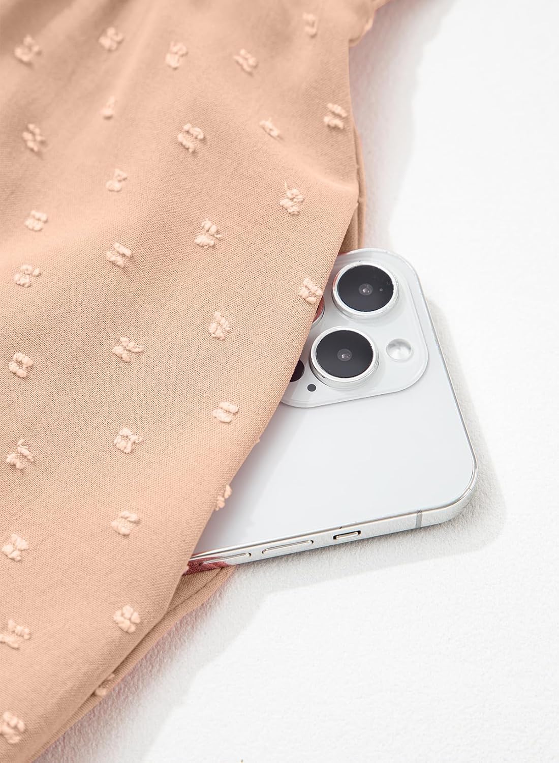 blibean Girls Short Sleeve Dresses Swiss Dot Dress Size 6-15 Years - Image 9