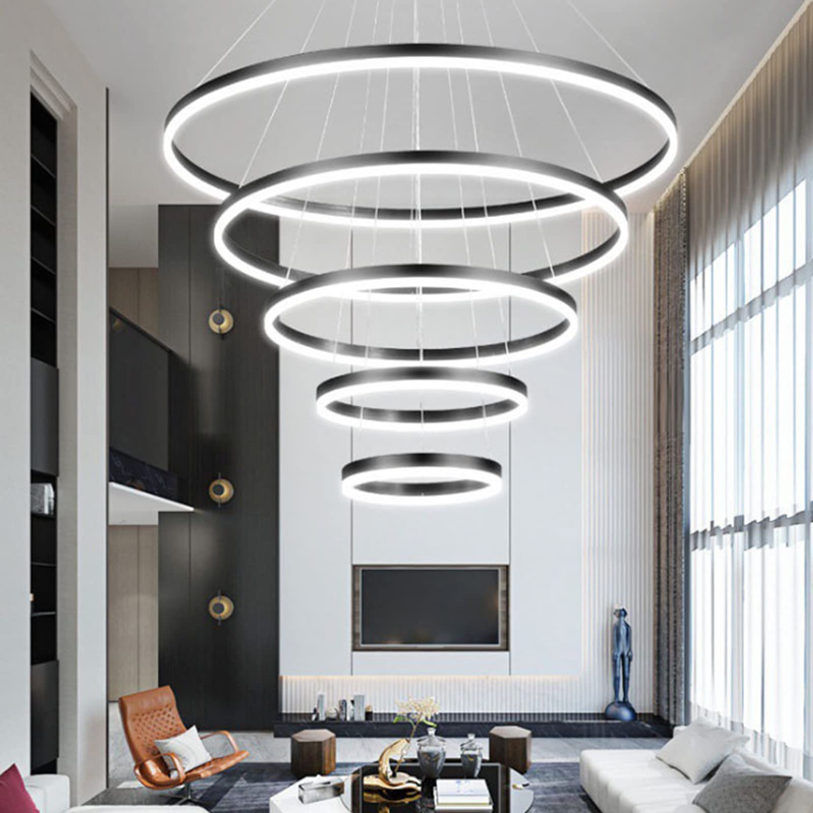 Buy ECBETCR Ring Chandelier,Modern LED Chandelier,Led Chandelier 5