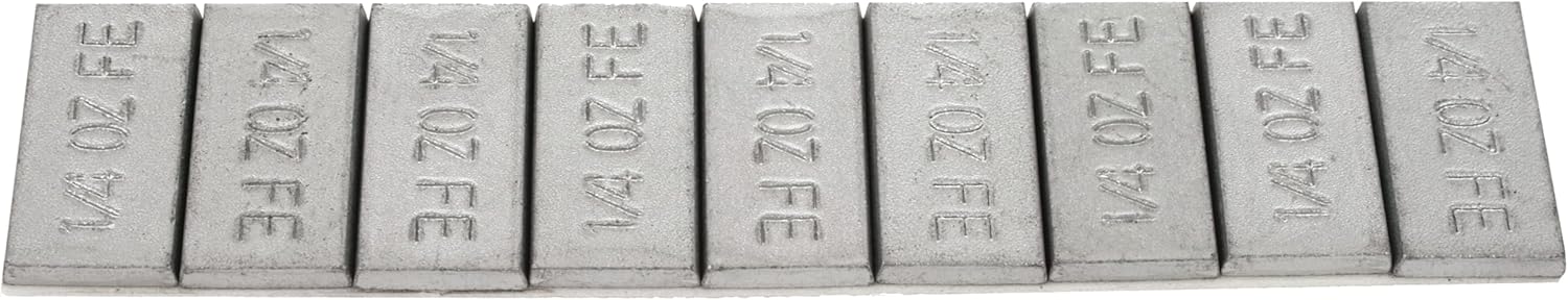 Perfect Equipment Steel Quikstik Adhesive Wheel Weights, 0.25 oz, 1280 Pre-Segmented Pieces