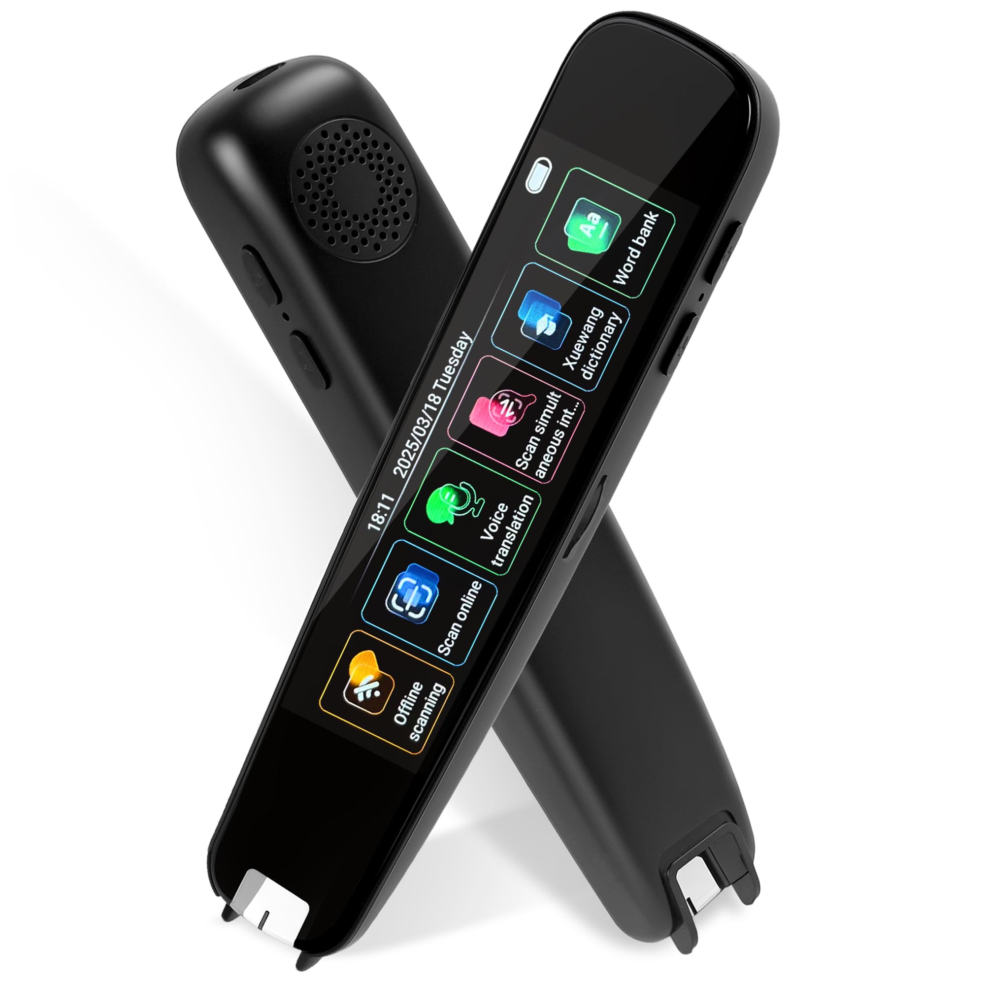 Scan Translator Pen,Offline Translation,OCR Digital Reading Pen with 142 Language, Traductor de Idiomas, Smart Pen for Dyslexia Kids Adult, Instant Voice Translator for Study, Travel, Business