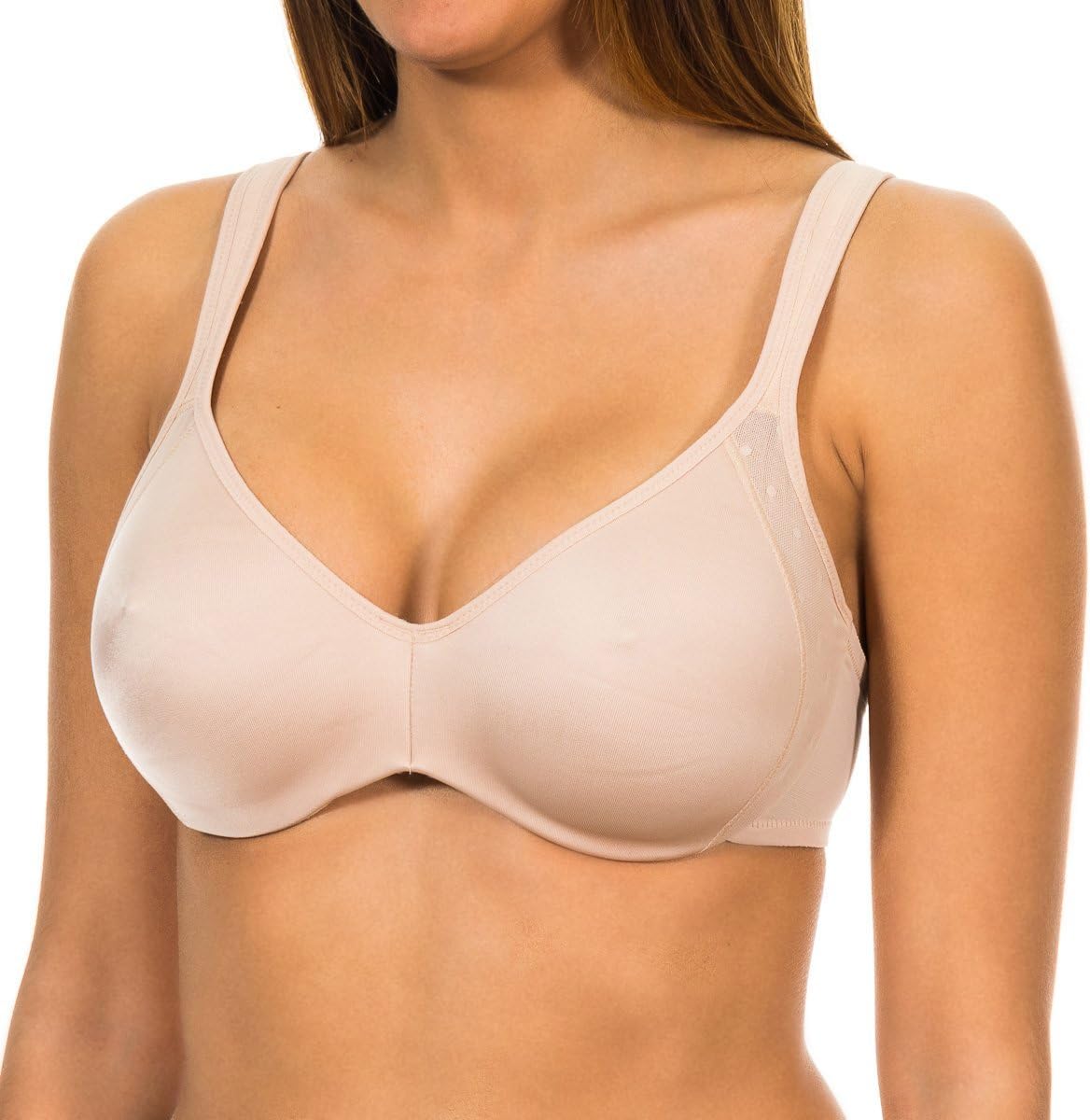 Playtex Women's Minimizer Expert Silhouette Bra x1, Flesh-Coloured