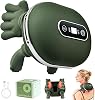 Neck Massager, 4D Real Hands Massager,Portable Shiatsu Back Massage Hand,3 Massages Levels & 2 Heating Levels,Deep Massage for Neck,Shoulder,Back Pain,Gifts for Mom Women