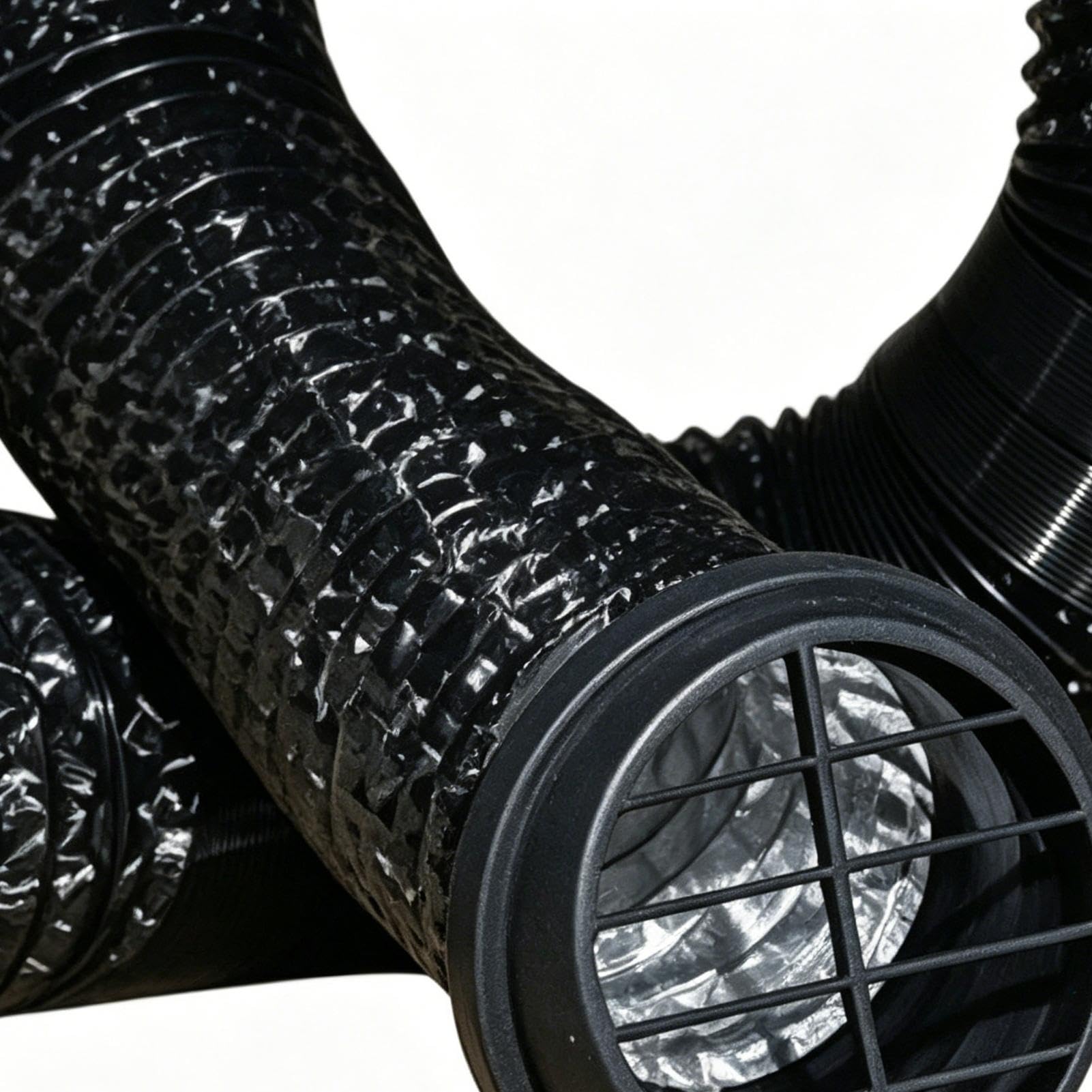 Prolunga per Bocchette di Ventilazione Auto Adattatore Pieghevole per | Tubo Flessibile Per Condotto Ventilazione Auto per Camper SUV Furgone Sedile Posteriore Tenda Esterno