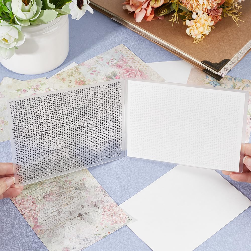 10PCS Embossing Folders Set - DIY Craft Templates For Scrapbooking, Cards, And Paper Crafts