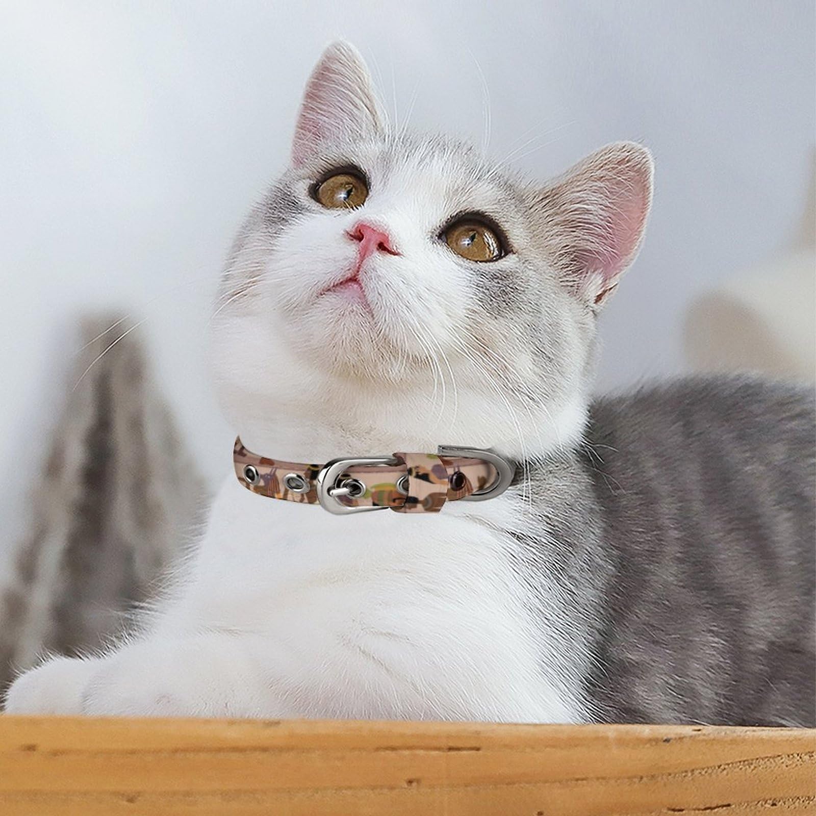 Amazon | 古代エジプトの壁画 犬 首輪 猫 首輪 ネコ 猫用 首輪 子犬 超