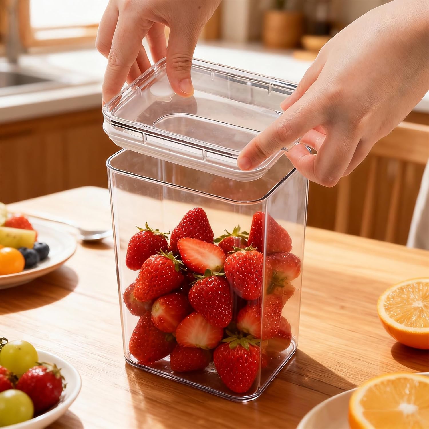 Yogurt Strainer, 1800 mL Yogurt Separator with Lid