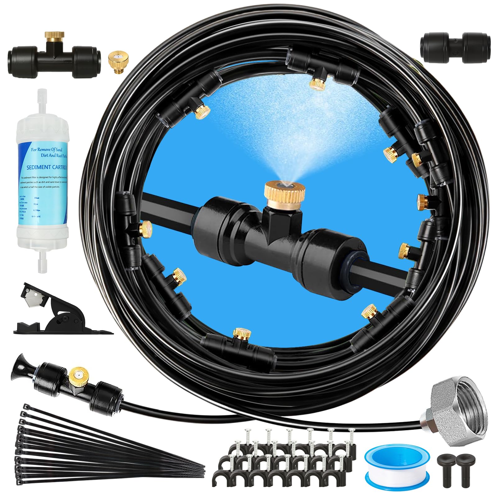 Joyhalo 50FT Misting Line