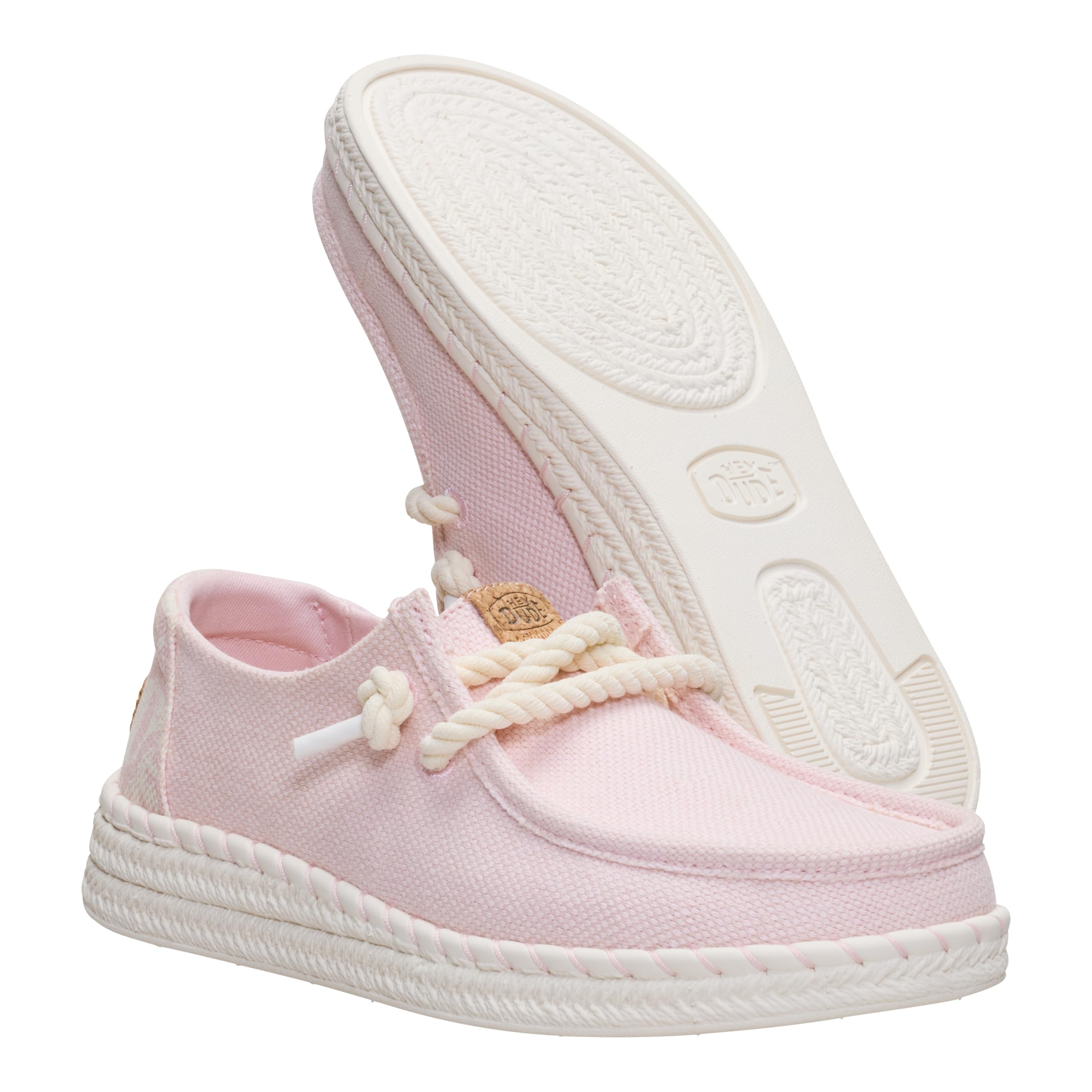 HEYDUDE Damen Espadrille Hibiskus Schlupfschuh | Kork-Fußbett | leicht, für Reisen geeignet