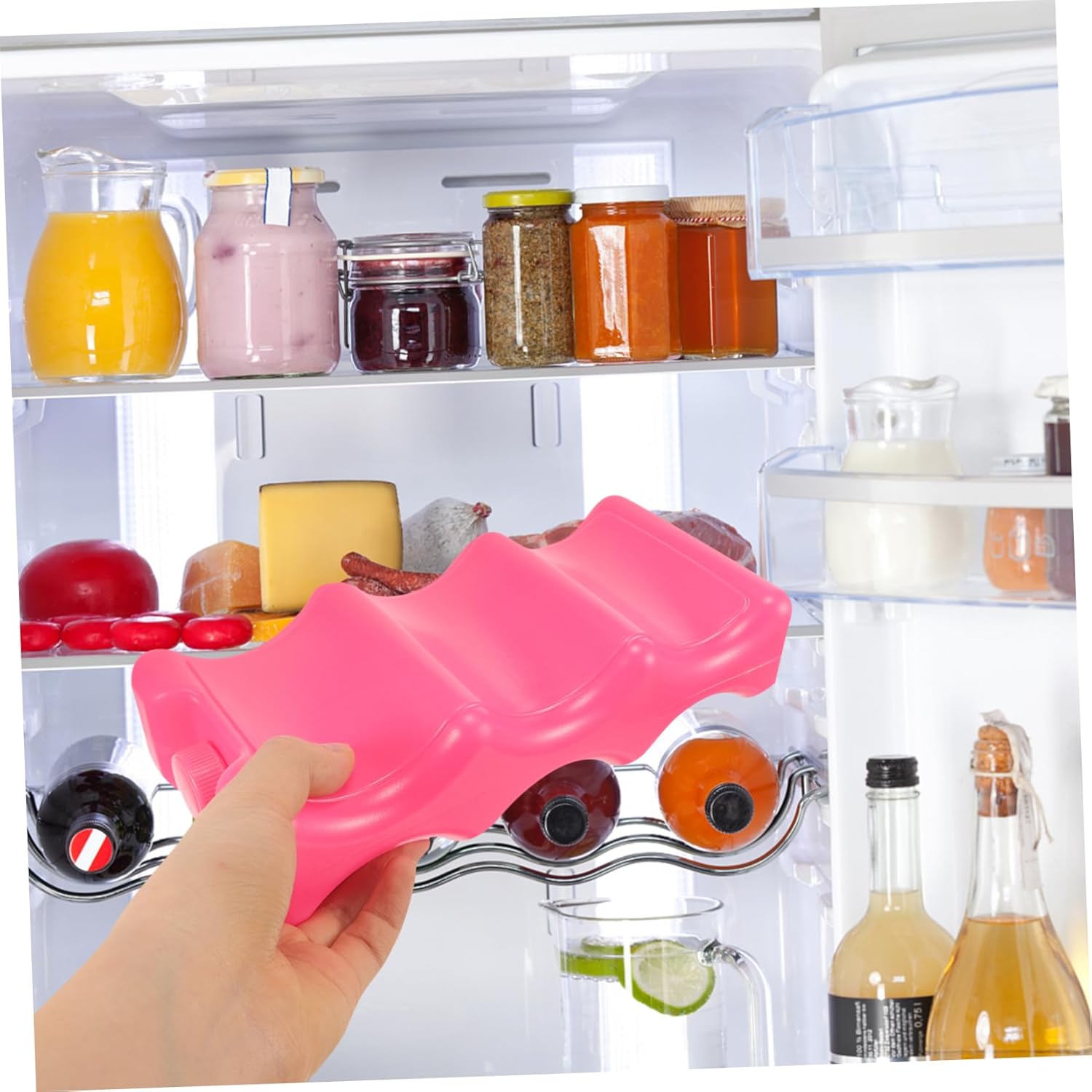 Vaguelly 2pcs Reusable Ice Packs for Breastmilk Storage Durable Cooler Ice Packs for Bottles Safe and Practical Breastfeeding Aid for Nursing Moms The Go image 9 of 9 B0DHSWDK3Z