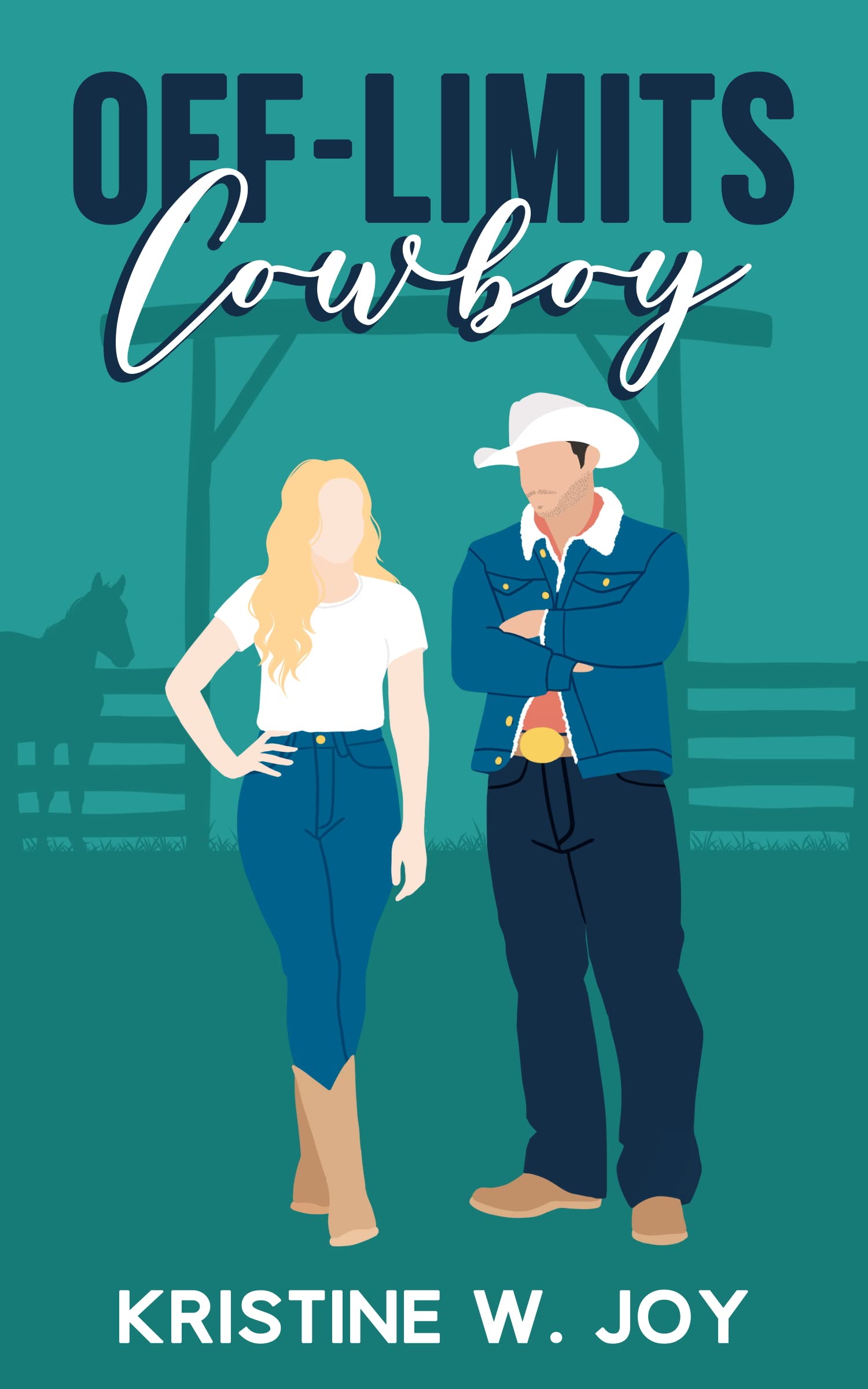 Off-Limits Cowboy: A Sweet Small Town Romance (Brothers of Lucky Seven Ranch)