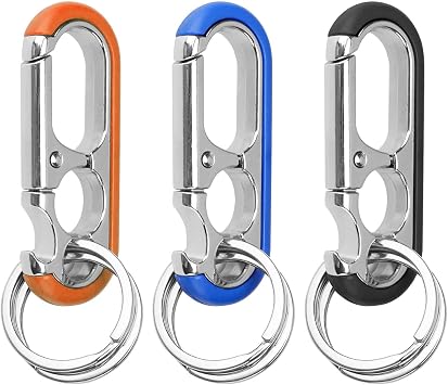 3-Piece Key Pendant, Aluminum Alloy Keychain