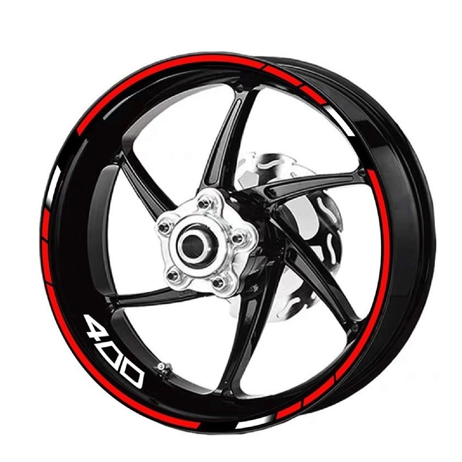 Motorcycle Wheel Stickers for Kawasaki for Z400 for Z-400 for Z 400