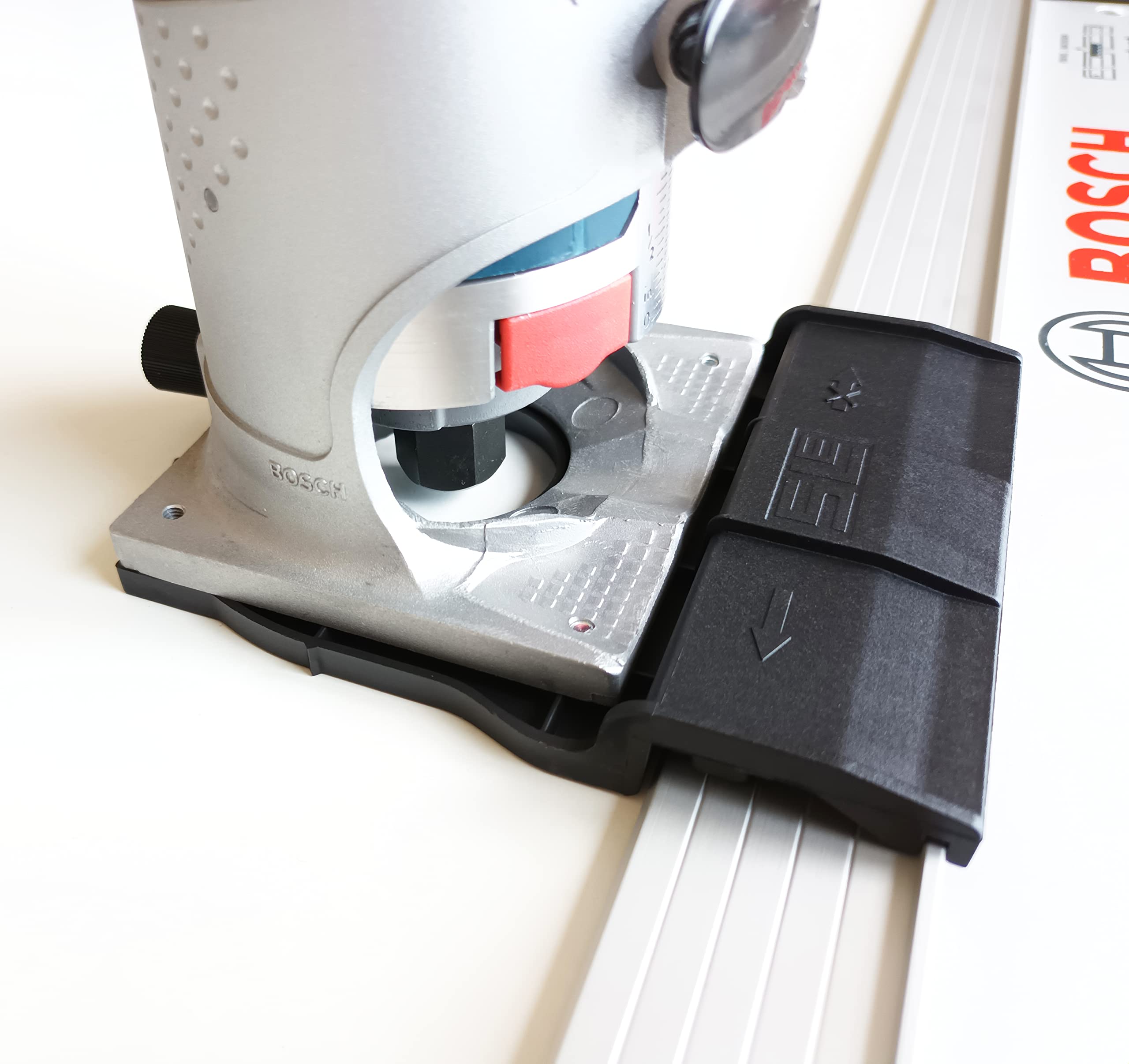 Adapter szyny prowadzącej Bosch GKF 600 do Makita/Bosch/Festool, prowadnica routera