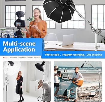 Amazon.com: Neewer Extension Grip Arm Boom Arm with 2 Pieces