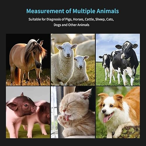 Miniatura 5 de Escáner veterinario portátil del ultrasonido para el perro gato ganado vaca cerdo caballo ultrasonido embarazo máquina de prueba color