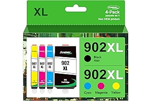 902 902XL Ink Cartridges Replacement for HP 902XL Ink Cartridges Combo Pack