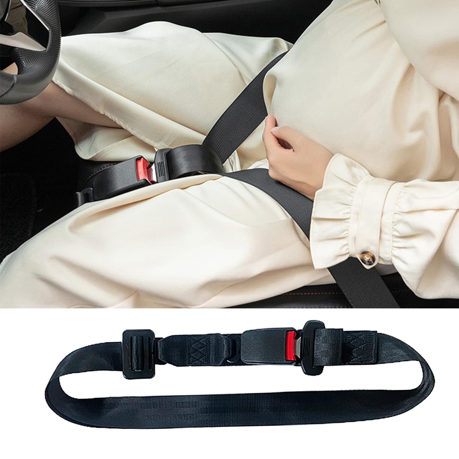 Cintura Di Sicurezza Auto Per Gravidanza - Adattatore Per Proteggere L'Addome, Comfort Per Future Mamme