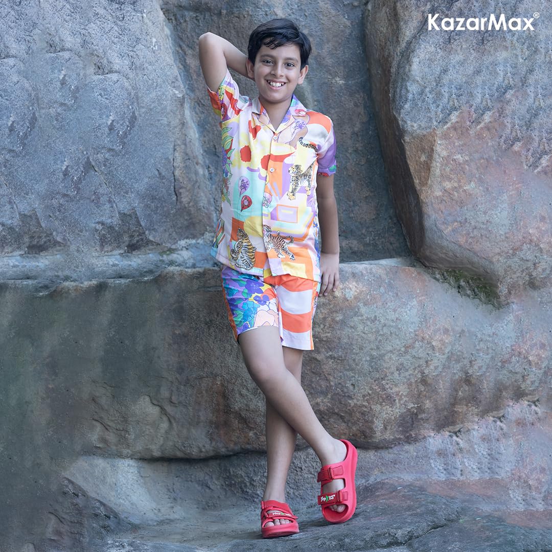 KazarMax Hopits EVOLVE Kids Boys & Girls Environment Friendly | Light Weight | Water Proof | Skid Resistant Sandal 7 71GfBhtS4fL. SL1080