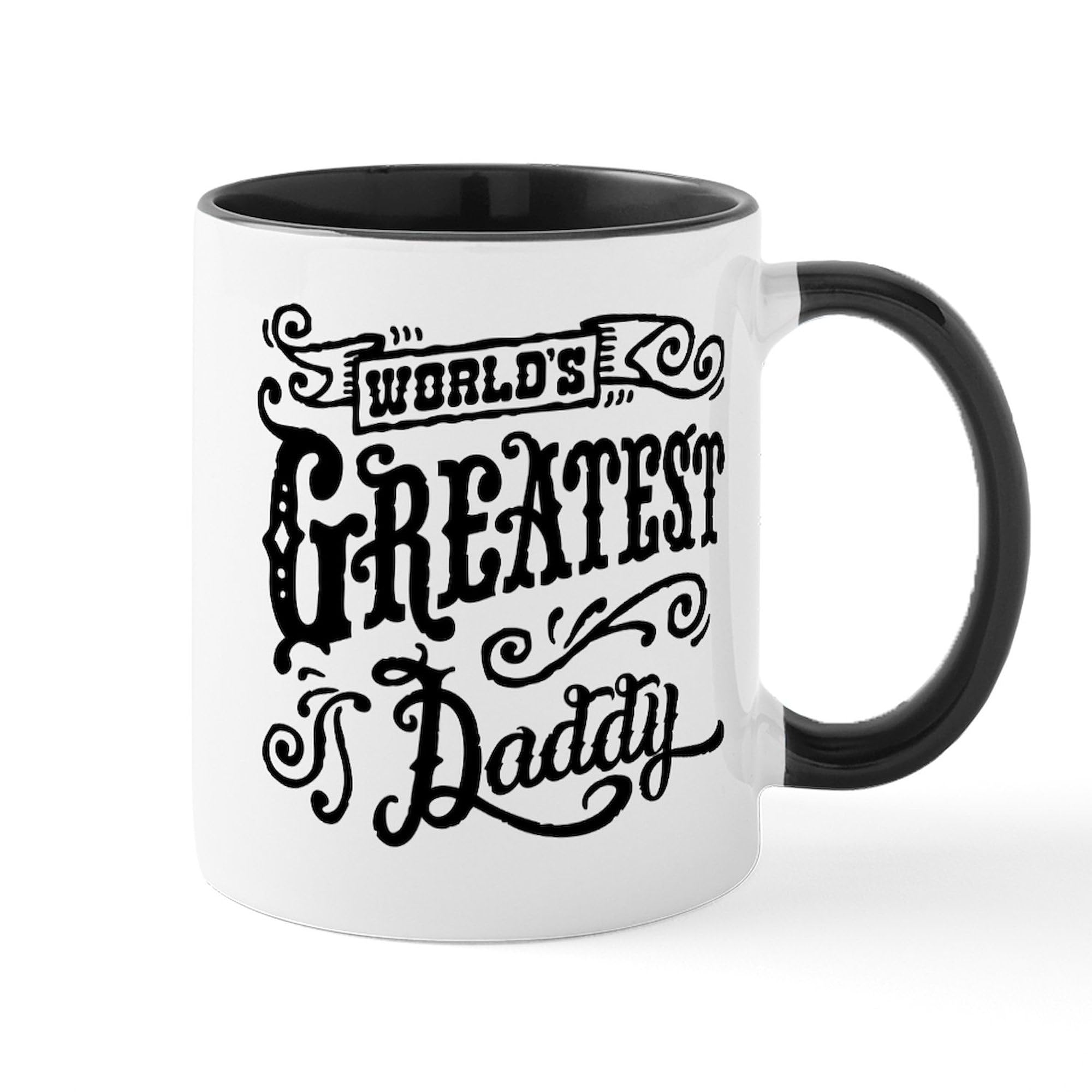 CafePress World's Greatest Daddy Mug 11 oz (325 ml) Ceramic Coffee Mug