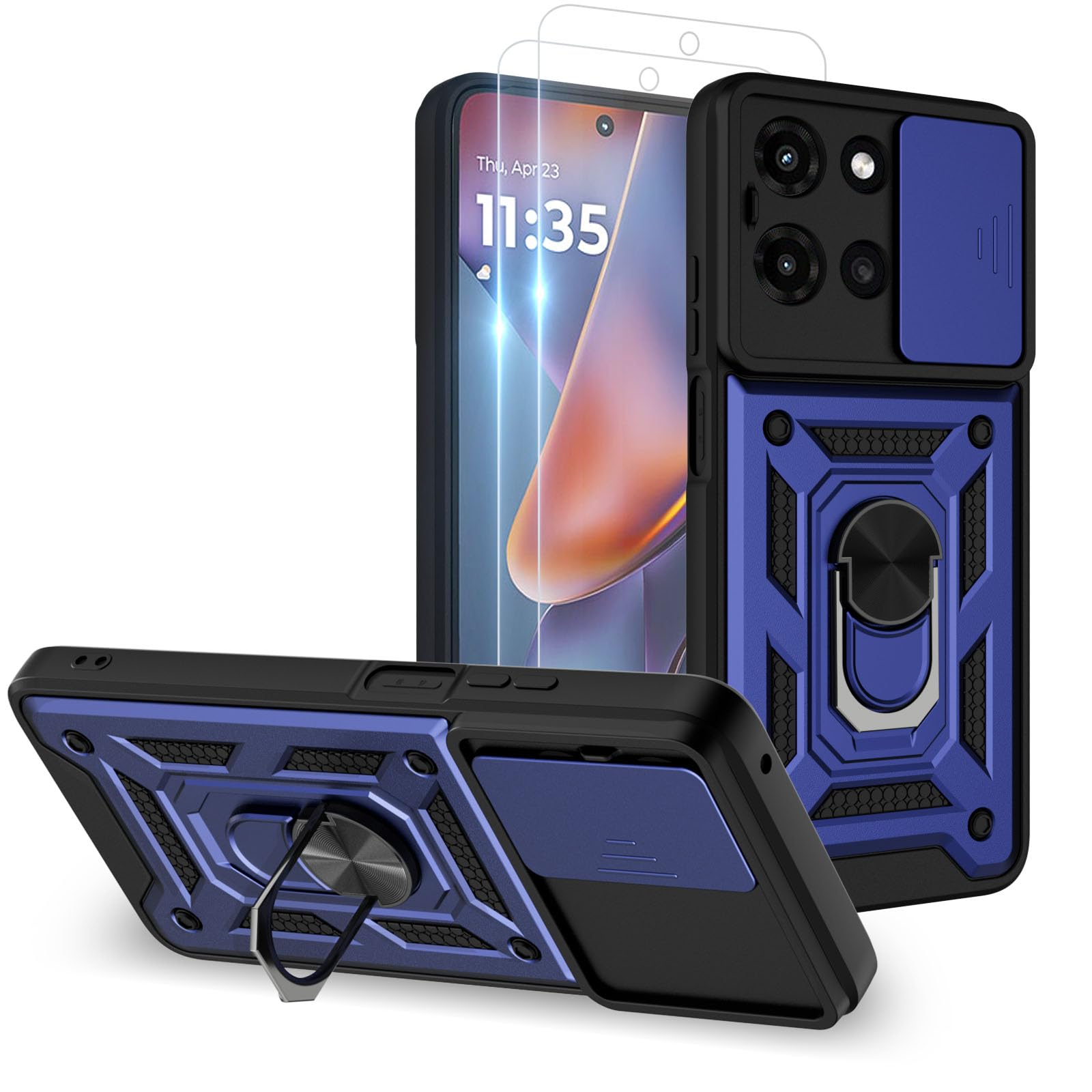 Motorola Moto G 5G (透明カバー付き)美品 Amazon.com: for Motorola Moto-G-5G-2025 Case with 2X Screen