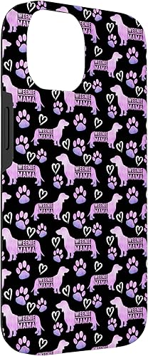 Miniatura 6 de iPhone 14 Pro Dachshund Mom Weenie Mama Weiner Dog Pink - Estuche de regalo para mujer