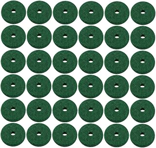 Piano Felt Pad 180PCS 22mm Dia Pure Wool Round Keyboard Balance Washers Piano Parts Replacement (Green) Piano Washers
