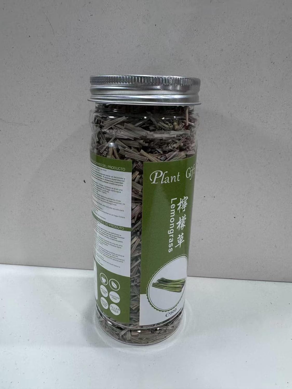100% Lemongrass 35G/1.23oz Pure Lemongrass - Loose Leaf Wellness Herb Tea - Caffeine-Free - Fresh, Non GMO, Natural Dried Flowers Herbs for Soap Making, Syrup, Drinks lemon grass