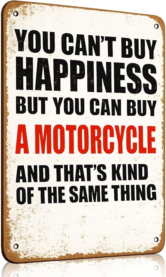 Motorbike Gifts for Men, Mens Room Accessories, Motor Bike Accessories Men, Suitable for Room Decoration, Garage Decoration, Suitable for Gifting to Motorcycle Enthusiasts
