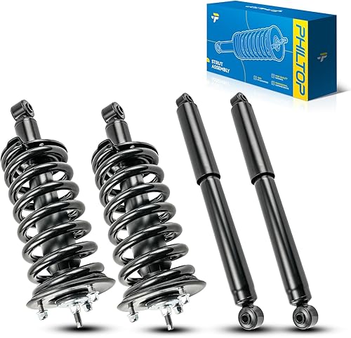 Vista 18 de PHILTOP Conjunto de puntales delanteros para 2003-2023 4Runner 2007-2014 FJ Cruiser 2005-2015 Tacoma, 171371L/171371R Conjunto completo