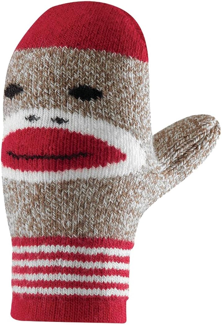 Fox River Kids Red Heel Merino Wool Monkey Mittens : Clothing, Shoes & Jewelry