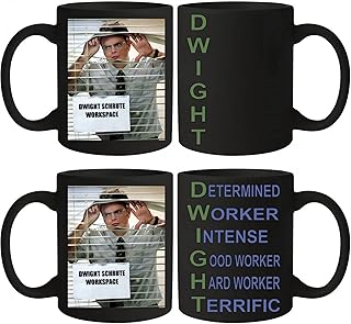 The Office Dwight Acronym Heat Change Ceramic Mug